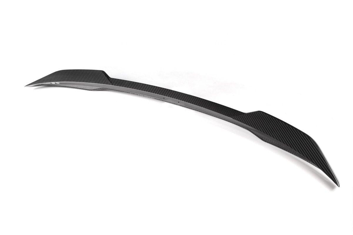 BMW I4 M50 / e Drive 40 G26 2020 2021 2022 2023 2024 & 4 Series Gran Coupe M440 430 G26 2020 2021 2022 2023 2024 with Aftermarket Parts - MP?Style Rear Lip Spoiler Pre-preg Carbon Carbon Fiber from Aero Republic