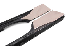 Ferrari SF90 Stradale & Spider 2021 2022 2023 2024 2025 with Aftermarket Parts - OEM 1:1 Style Side Skirts Pre-preg Carbon Fiber from Aero Republic