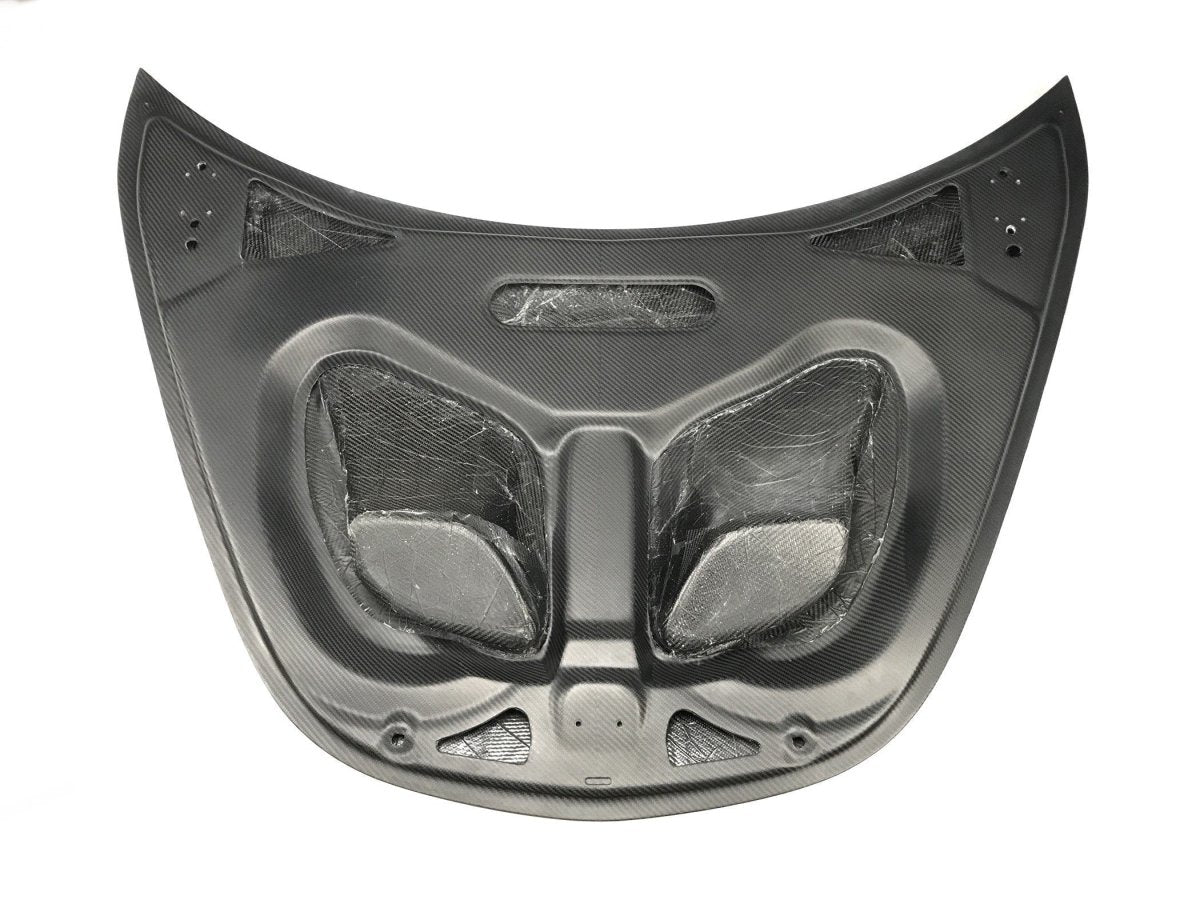 Aero Republic McLaren MP4-12C 650s 675LT Carbon Fiber P1 Style Hood - Performance SpeedShop