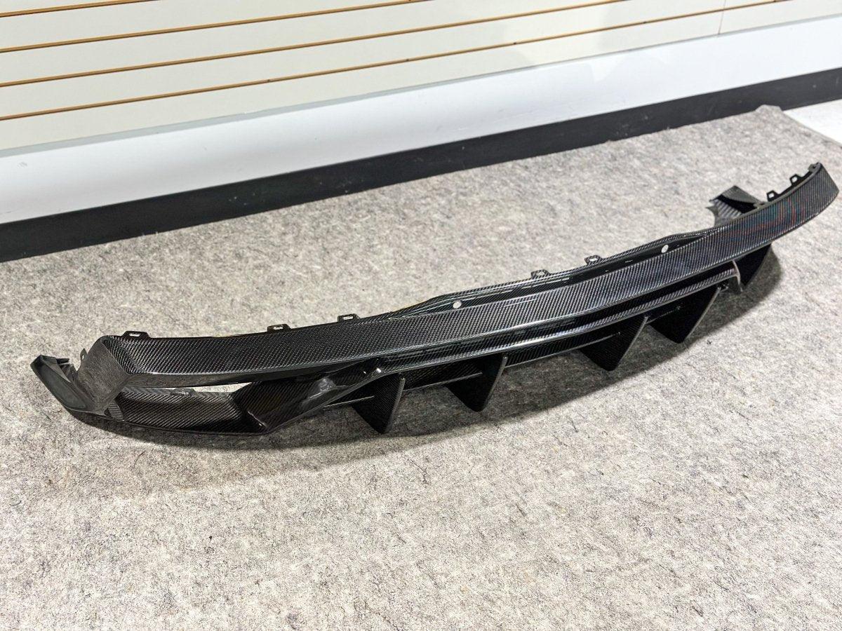 Aero Republic Pre-preg Carbon Fiber Rear Diffuser AD Style for Corvette C8 2020-ON - Performance SpeedShop