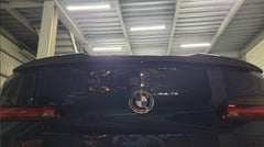 BMW X4M X4MC F98 (Fits Both Pre-LCI & LCI) & X4 M40i xDrive 30i G02 (Fits Both Pre-LCI & LCI) 2019 2020 2021 2022 2023 2024 with Aftermarket Parts - M?Style Rear Lip Spoiler Pre-preg Carbon Carbon Fiber from Aero Republic