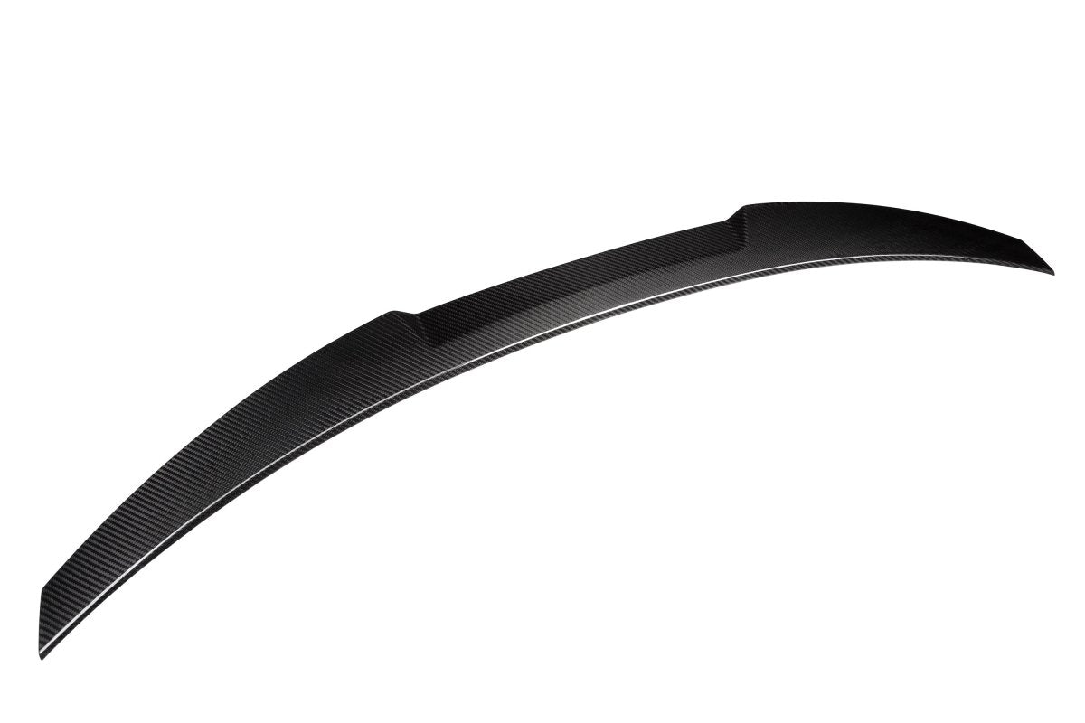 BMW 4 Series M440 430 G22 2020 2021 2022 2023 2024 & M4 G82 2021 2022 2023 2024 with Aftermarket Parts - M4?Style Rear Lip Spoiler Pre-preg Carbon Carbon Fiber from Aero Republic