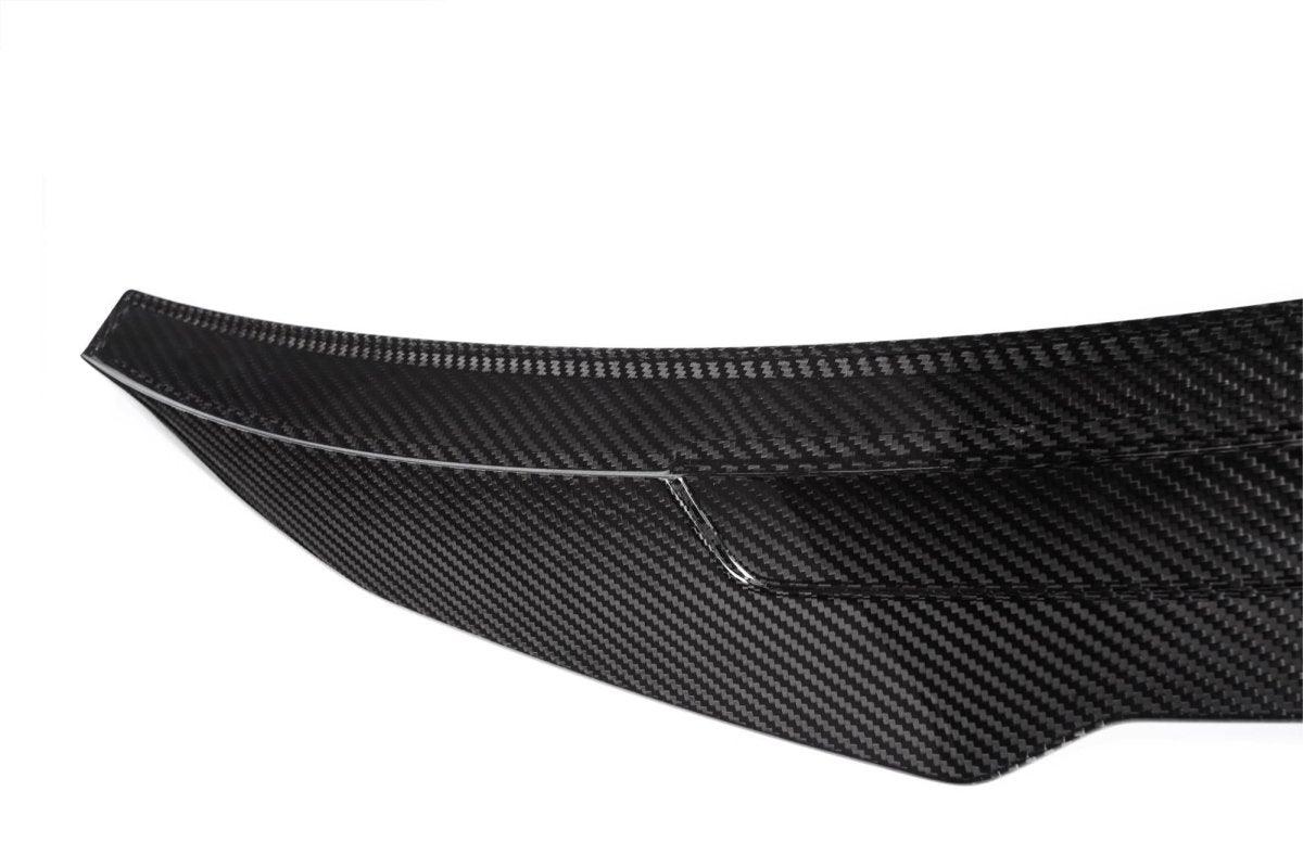 Audi RS5 S5 A5 B9 2017 2018 2019 2020 2021 2022 2023 2024 with Aftermarket Parts - PSM Style Rear Lip Spoiler Pre-preg Carbon Fiber from Aero Republic