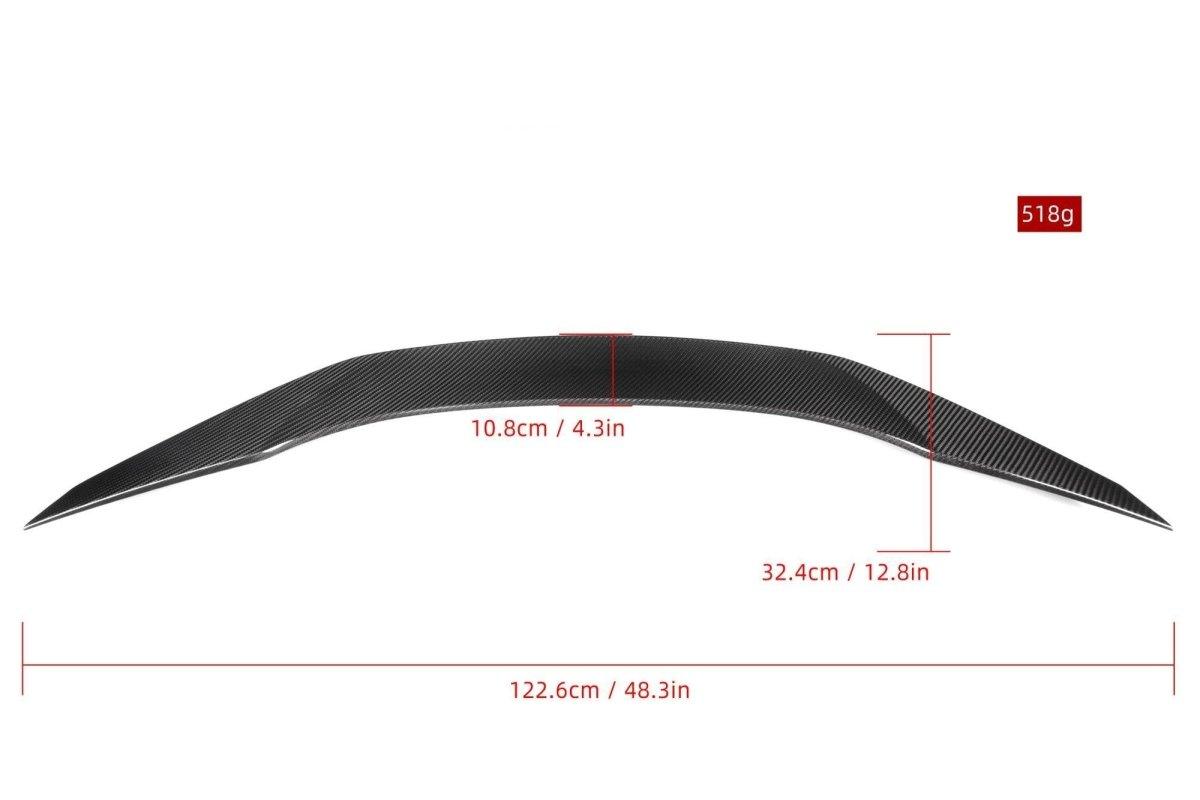 BMW Z4 M40 / sDrive30 G29 2019 2020 2021 2022 2023 2024 with Aftermarket Parts - TRD Style Rear Lip Spoiler Pre-preg Carbon Fiber&nbsp;from Aero Republic