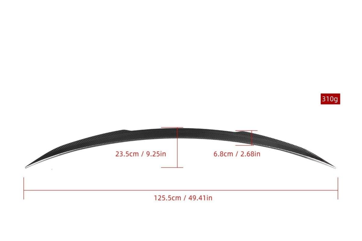 Aero Republic Pre-preg Carbon Fiber Rear Spoiler X style for Mercedes Benz E Class coupe W238 - Performance SpeedShop