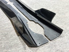 Aero Republic Pre-preg Carbon Fiber Side Skirts AD Style for Corvette C8 2020-ON - Performance SpeedShop