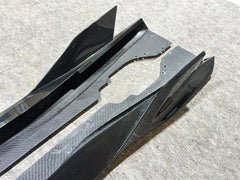 Aero Republic Pre-preg Carbon Fiber Side Skirts AD Style for Corvette C8 2020-ON - Performance SpeedShop