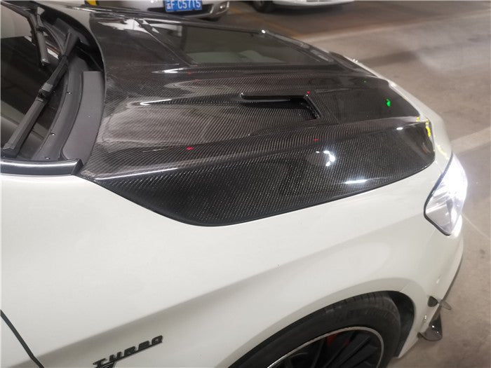 Aero Republic Tempered Glass Hood Bonnet Clearview for Mercedes benz C117 2014-2019 CLA250 CLA45 AMG - Performance SpeedShop
