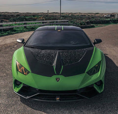 Lamborghini Huracan LP580 LP610 Evo RWD AWD Tecnica Performante 2015 2016 2017 2018 2019 2020 2021 2022 2023 2024 with Aftermarket Parts - Ten Style Hood Pre-preg Carbon Fiber / FRP from Aero Republic