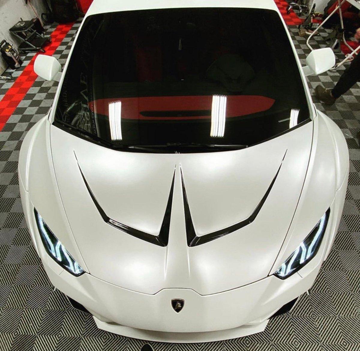 Lamborghini Huracan LP580 LP610 Evo RWD AWD Tecnica Performante 2015 2016 2017 2018 2019 2020 2021 2022 2023 2024 with Aftermarket Parts - Ten Style Hood?Pre-preg Carbon Fiber / FRP from Aero Republic