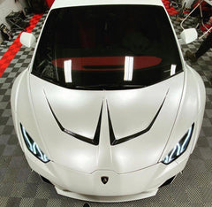 Lamborghini Huracan LP580 LP610 Evo RWD AWD Tecnica Performante 2015 2016 2017 2018 2019 2020 2021 2022 2023 2024 with Aftermarket Parts - Ten Style Hood Pre-preg Carbon Fiber / FRP from Aero Republic