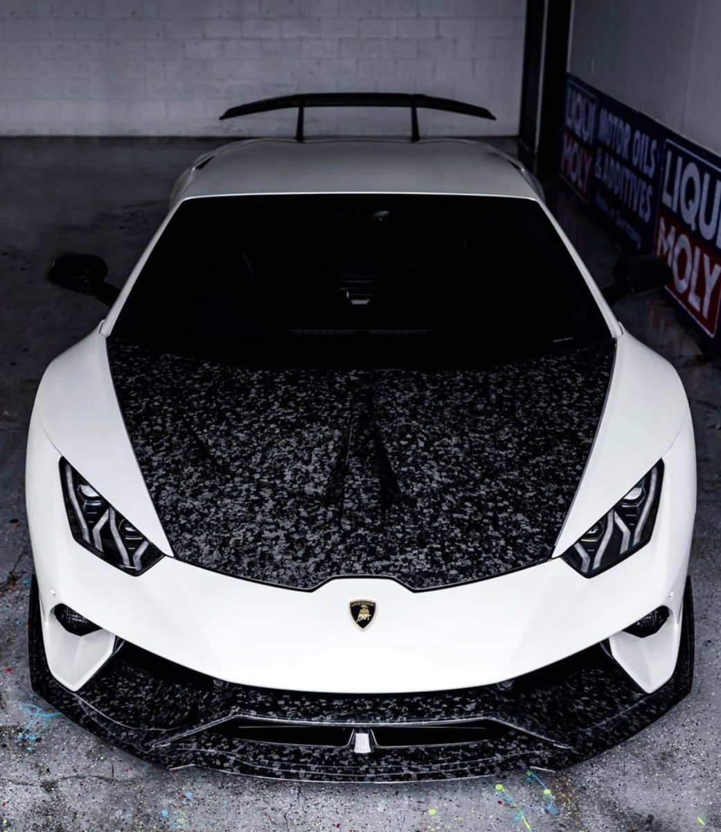 Lamborghini Huracan LP580 LP610 Evo RWD AWD Tecnica Performante 2015 2016 2017 2018 2019 2020 2021 2022 2023 2024 with Aftermarket Parts - Ten Style Hood Pre-preg Carbon Fiber / FRP from Aero Republic