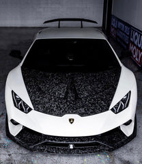 Lamborghini Huracan LP580 LP610 Evo RWD AWD Tecnica Performante 2015 2016 2017 2018 2019 2020 2021 2022 2023 2024 with Aftermarket Parts - Ten Style Hood Pre-preg Carbon Fiber / FRP from Aero Republic
