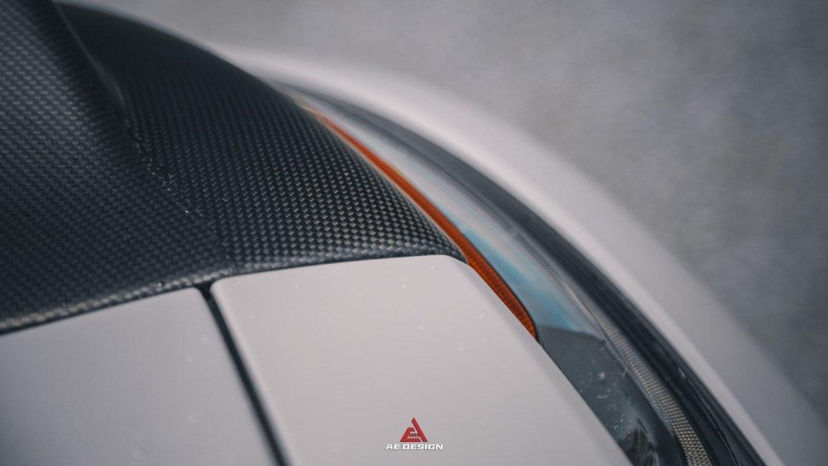 Armorextend AE Design Carbon Fiber Ducktail Spoiler for Porsche 992 Convertible Carrera & 4 & S & 4S - Performance SpeedShop