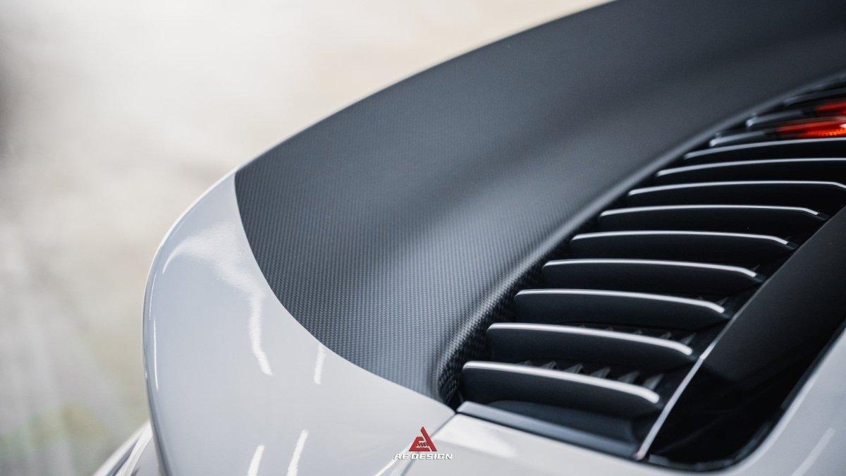 Armorextend AE Design Carbon Fiber Ducktail Spoiler for Porsche 992 Convertible Carrera & 4 & S & 4S - Performance SpeedShop