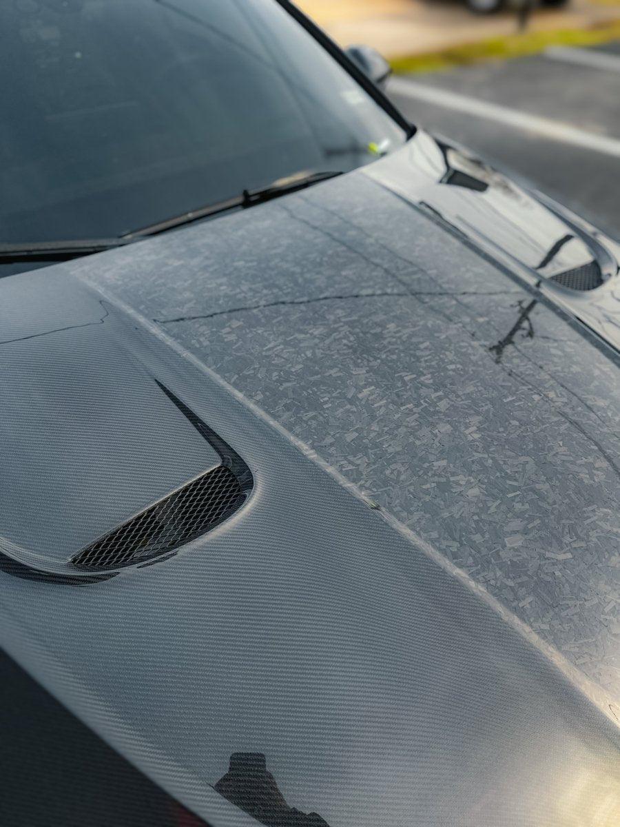 Audi RS5 S5 A5 B9 B9.5 2017 2018 2019 2020 2021 2022 2023 2024 with Aftermarket Parts - AE Style Hood Bonnet Carbon Fiber from?ArmorExtend