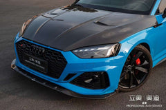 Audi RS5 S5 A5 B9 B9.5 2017 2018 2019 2020 2021 2022 2023 2024 with Aftermarket Parts - AE Style Hood Bonnet Carbon Fiber from?ArmorExtend
