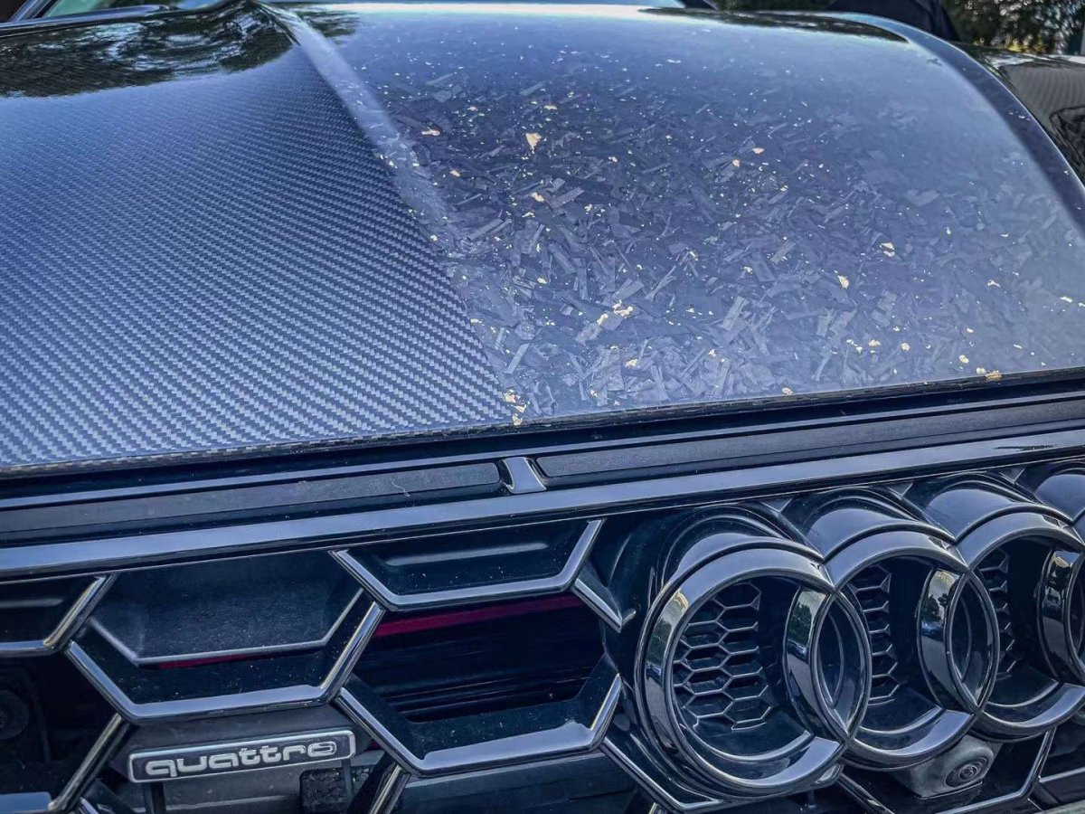Audi RS5 S5 A5 B9 B9.5 2017 2018 2019 2020 2021 2022 2023 2024 with Aftermarket Parts - AE Style Hood Bonnet Carbon Fiber from?ArmorExtend