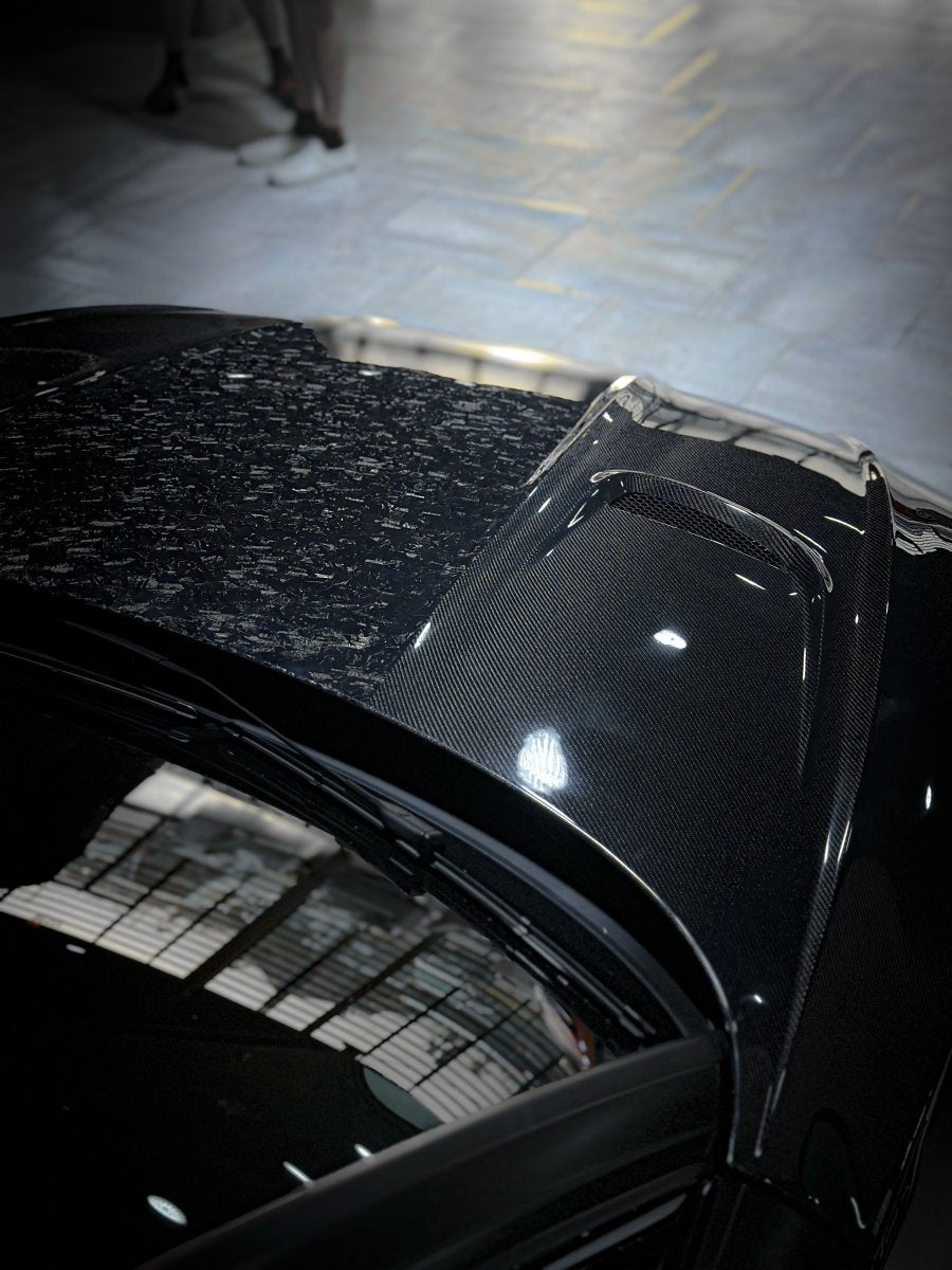 Audi RS5 S5 A5 B9 B9.5 2017 2018 2019 2020 2021 2022 2023 2024 with Aftermarket Parts - AE Style Hood Bonnet Carbon Fiber from?ArmorExtend