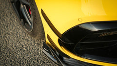 Mercedes Benz CLA45S C118 2020 2021 2022 2023 2024 with Aftermarket Parts - AE Style Front Canards?Carbon Fiber?from ArmorExtend
