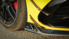 Mercedes Benz CLA45S C118 2020 2021 2022 2023 2024 with Aftermarket Parts - AE Style Front Canards?Carbon Fiber?from ArmorExtend
