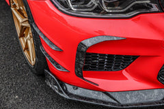 BMW M5/M5C F90 Pre-LCI 2018 2019 2020 & M5/M5C F90 LCI 2021 2022 2023 2024 with Aftermarket Parts - AE?Front Canards?Carbon Fiber?from ArmorExtend