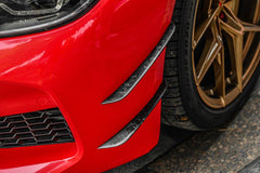 BMW M5/M5C F90 Pre-LCI 2018 2019 2020 & M5/M5C F90 LCI 2021 2022 2023 2024 with Aftermarket Parts - AE Front Canards Carbon Fiber from ArmorExtend