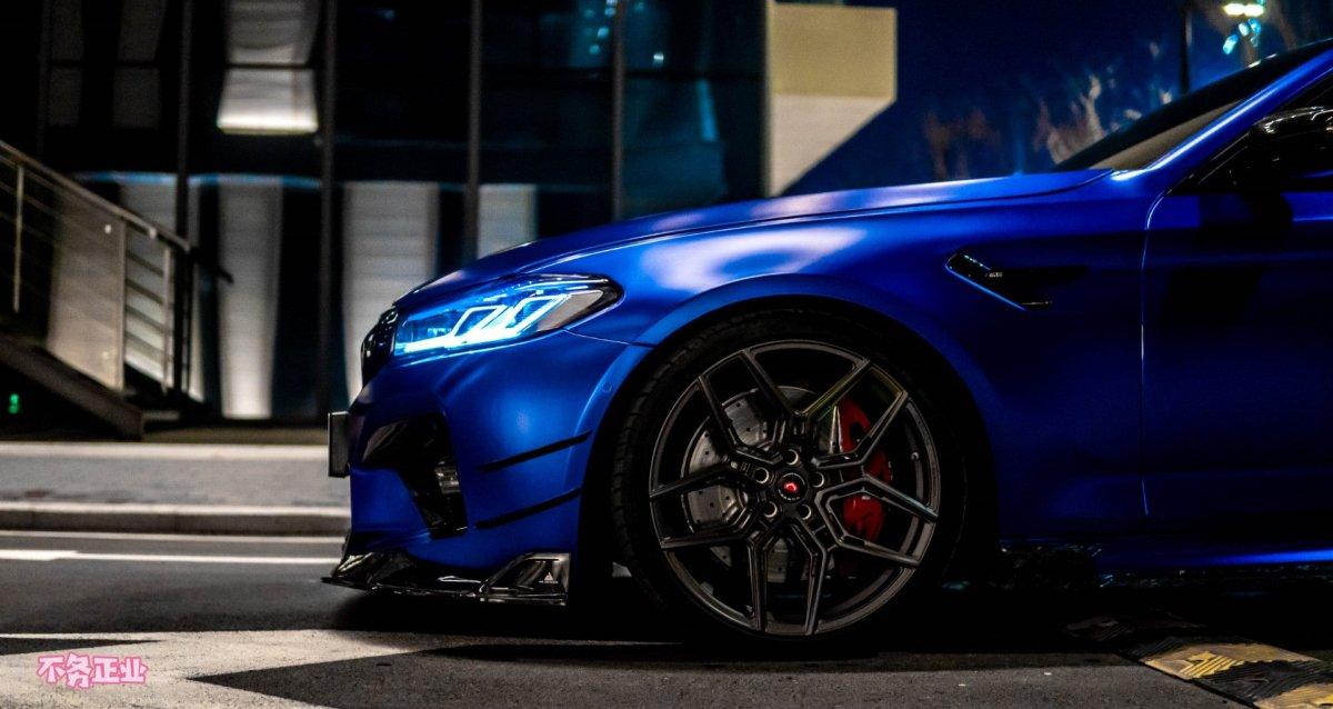 BMW M5/M5C F90 Pre-LCI 2018 2019 2020 & M5/M5C F90 LCI 2021 2022 2023 2024 with Aftermarket Parts - AE?Front Canards?Carbon Fiber?from ArmorExtend