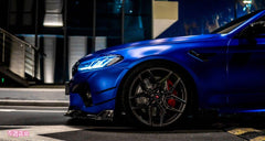 BMW M5/M5C F90 Pre-LCI 2018 2019 2020 & M5/M5C F90 LCI 2021 2022 2023 2024 with Aftermarket Parts - AE?Front Canards?Carbon Fiber?from ArmorExtend