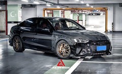 Audi S4 / A4 B9.5 2020 2021 2022 2023 2024 with Aftermarket Parts - AE Style Front Fenders Carbon Fiber?from ArmorExtend