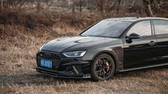 Audi S4 / A4 B9.5 2020 2021 2022 2023 2024 with Aftermarket Parts - AE Style Front Fenders Carbon Fiber?from ArmorExtend