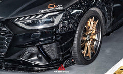 Audi S4 / A4 B9.5 2020 2021 2022 2023 2024 with Aftermarket Parts - AE Style Front Fenders Carbon Fiber?from ArmorExtend