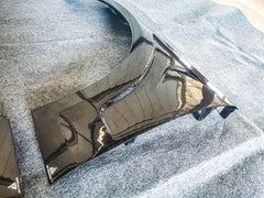 Audi S4 / A4 B9.5 2020 2021 2022 2023 2024 with Aftermarket Parts - AE Style Front Fenders Carbon Fiber?from ArmorExtend