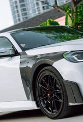BMW M2 & M2C G87 2023 2024?with Aftermarket Parts - AE Style Front Fenders Carbon Fiber from ArmorExtend