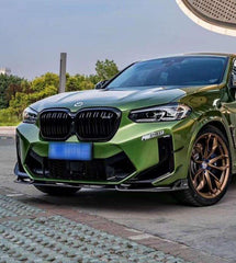 BMW X3M X3MC F97 LCI 2022 2023 2024 & X4M X4MC F98 LCI 2022 2023 2024 with Aftermarket Parts - AE Front Lip?Carbon Fiber?from ArmorExtend