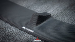 Tesla Model Y 2020 2021 2022 2023 2024 with Aftermarket Parts - AE Style Front Lip Carbon Fiber from ArmorExtend