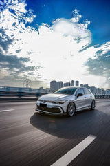 Volkswagen GTI & R-line MK8 2022 2023 2024 with Aftermarket Parts - AE Style Front Lip?Carbon Fiber?from ArmorExtend