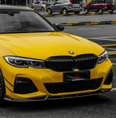 BMW 3 Series 330i M340i G20 Pre-LCI 2019 2020 2021 2022?with Aftermarket Parts - AE Style Front Lip Carbon Fiber from?ArmorExtend