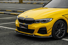 BMW 3 Series 330i M340i G20 Pre-LCI 2019 2020 2021 2022?with Aftermarket Parts - AE Style Front Lip Carbon Fiber from?ArmorExtend