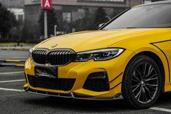 BMW 3 Series 330i M340i G20 Pre-LCI 2019 2020 2021 2022?with Aftermarket Parts - AE Style Front Lip Carbon Fiber from?ArmorExtend