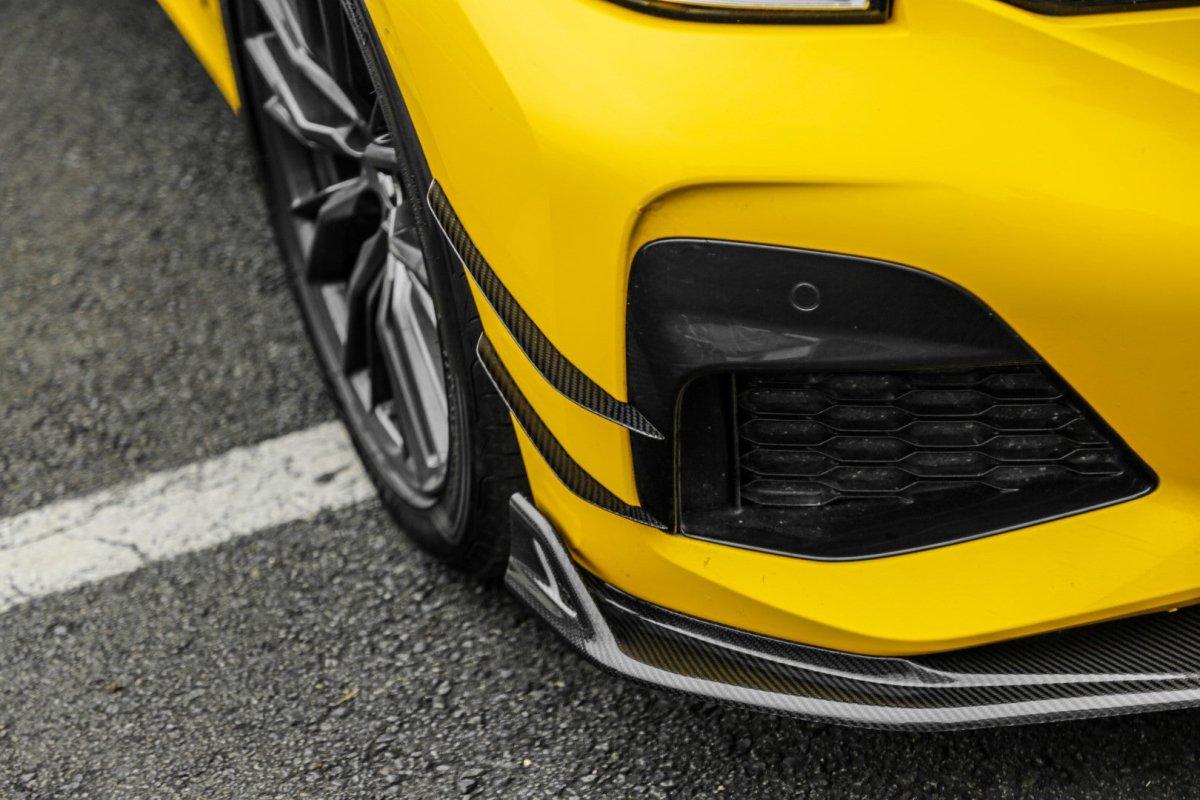 BMW 3 Series 330i M340i G20 Pre-LCI 2019 2020 2021 2022?with Aftermarket Parts - AE Style Front Lip Carbon Fiber from?ArmorExtend