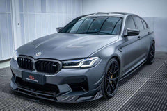 BMW M5 / M5C F90 Pre-LCI 2018 2019 2020 & M5 / M5C F90 LCI 2021 2022 2023 2024 With Aftermarket Parts - AE Lower Lip & Middle Lip?Carbon Fiber from ArmorExtend