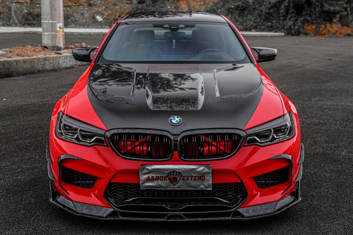 Armorextend AE Design Carbon Fiber Front Lip Splitter for BMW M5 F90 2018-ON - Performance SpeedShop