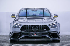 Mercedes Benz E63 W213 2021 2022 2023 2024 with Aftermarket Parts - AE Front Lip?Carbon Fiber?from ArmorExtend