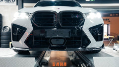 BMW X5M X5MC F95 & X6M X6MC F96 2024-ON (LCI) With Aftermarket Parts - AE Style Front Lip Carbon Fiber?from ArmorExtend