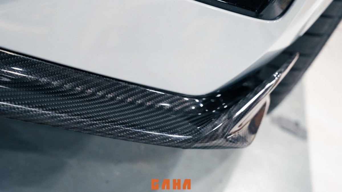 BMW X5M X5MC F95 & X6M X6MC F96 2024-ON (LCI) With Aftermarket Parts - AE Style Front Lip Carbon Fiber?from ArmorExtend