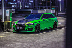 Audi RS4 B9 B9.5 2018-ON & S4 / A4 / A4 Allroad / A4 Avant B9 B9.5 2017 2018 2019 2020 2021 2022 2023 2024 with Aftermarket Parts - AE Style Hood Bonnet Carbon Fiber from ArmorExtend