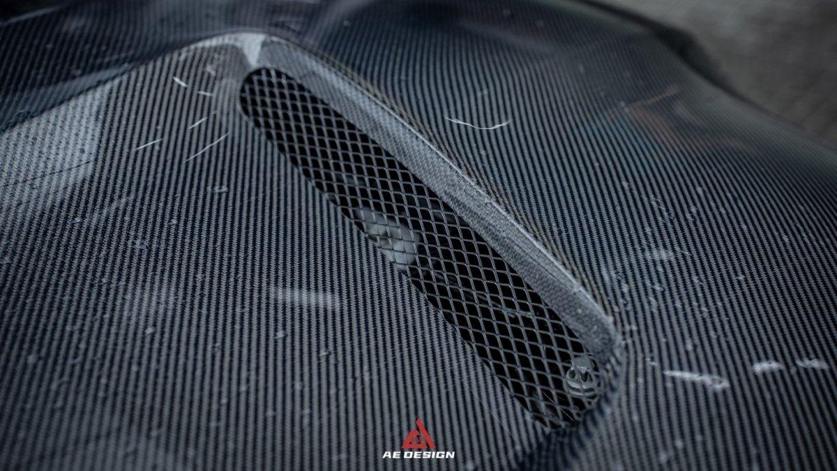 BMW M3 G80 G81 & M4 G82 G83 2021 2022 2023 2024 with Aftermarket Parts - AE?Style Hood?Carbon Fiber from ArmorExtend