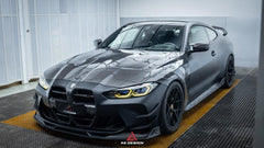 BMW M3 G80 G81 & M4 G82 G83 2021 2022 2023 2024 with Aftermarket Parts - AE?Style Hood?Carbon Fiber from ArmorExtend