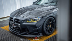 BMW M3 G80 G81 & M4 G82 G83 2021 2022 2023 2024 with Aftermarket Parts - AE?Style Hood?Carbon Fiber from ArmorExtend